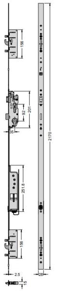 Motorschloss 241957 / 241956